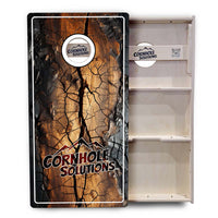 Distressed Live Edge Cornhole Boards - Professional Tournament Series