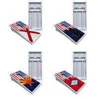 State Flag Designs Alabama to Georgia Cornhole Boards - All Weather Series