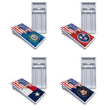 State Flag Designs South Dakota to Wyoming Cornhole Boards - All Weather Series