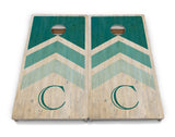 Wedding Arrows Cornhole Boards - Professional Tournament Series - Teal