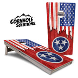 State Flags South Dakota to Wyoming Cornhole Boards - Professional Tournament Series
