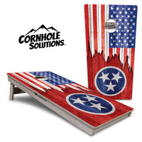 State Flags South Dakota to Wyoming Cornhole Boards - Professional Tournament Series