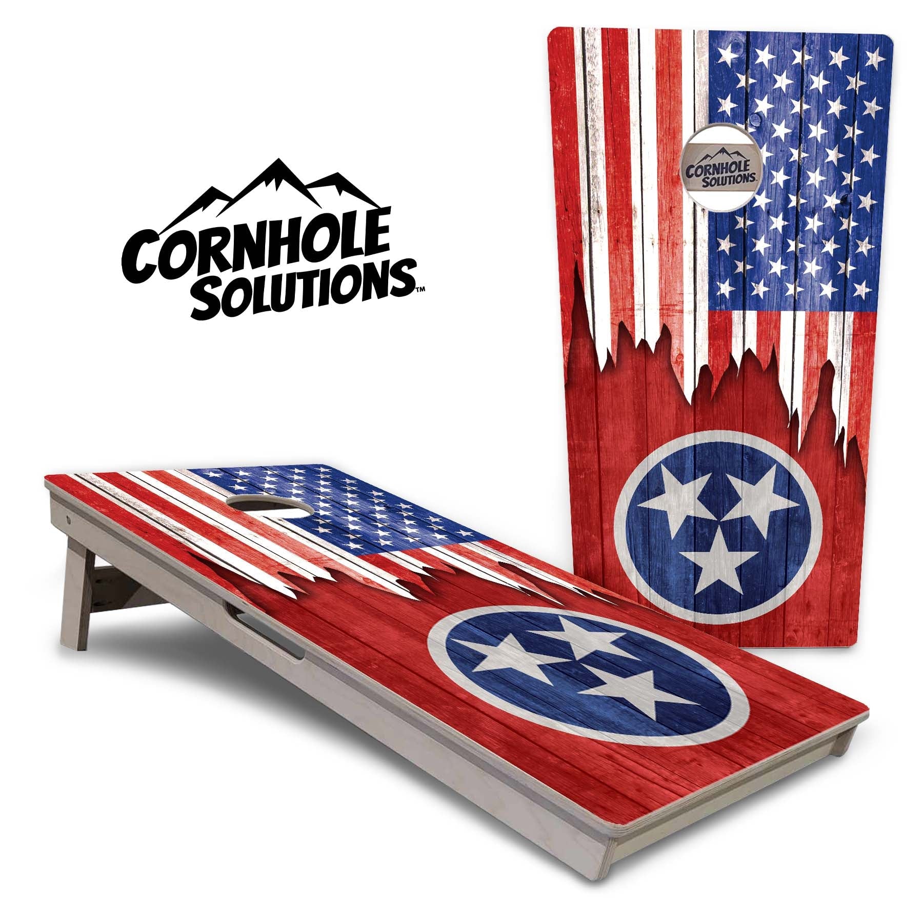 State Flags South Dakota to Wyoming Cornhole Boards - Professional Tournament Series