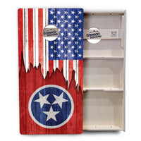 State Flags South Dakota to Wyoming Cornhole Boards - Professional Tournament Series