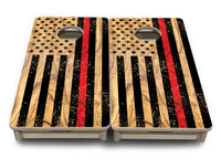 Mini Cornhole Boards - Light Wood Flag Designs