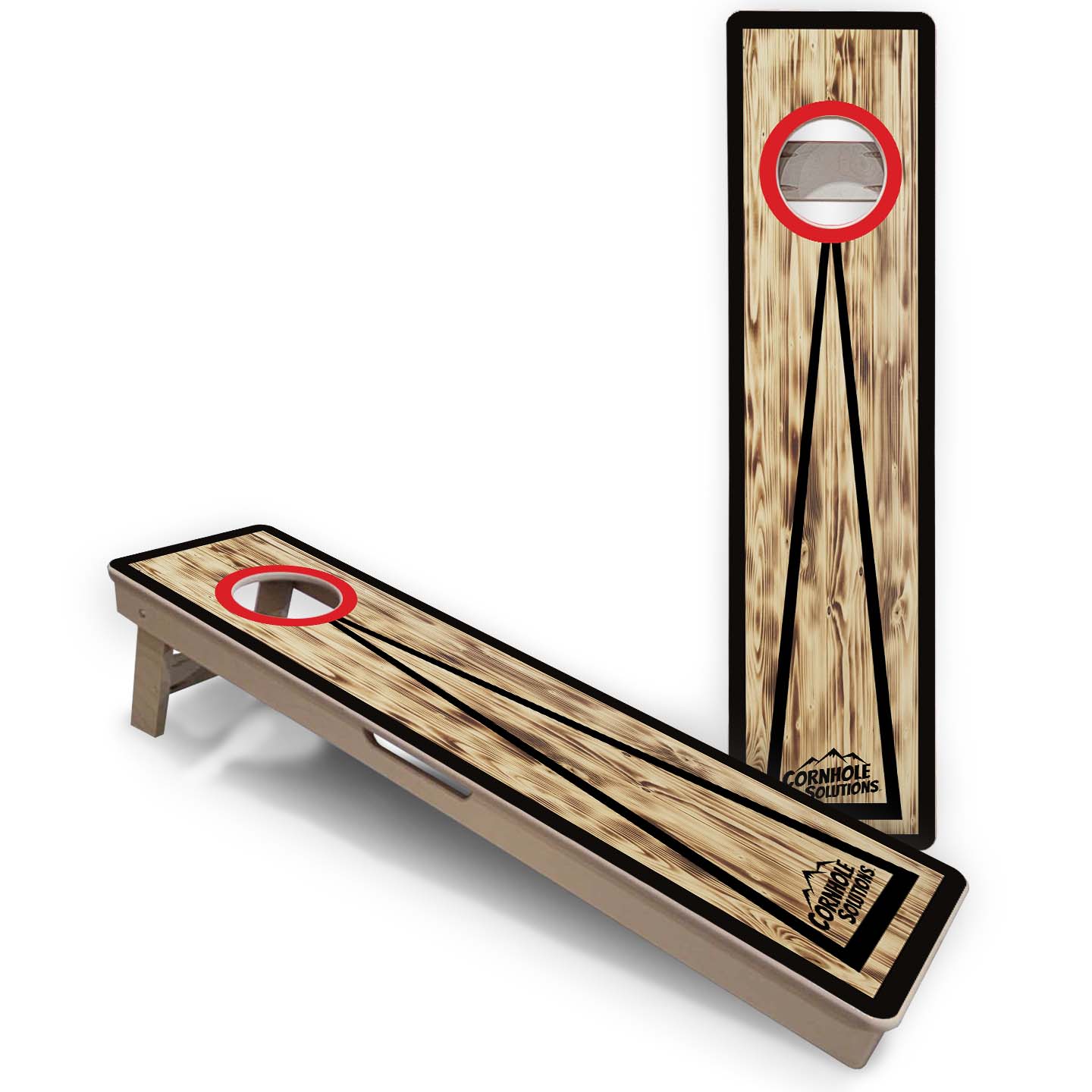 Training Skinny Boards - Burnt Triangle CS Logo