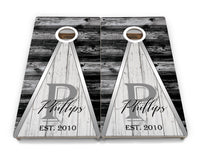 Wedding Triangle Cornhole Boards - Professional Tournament Series