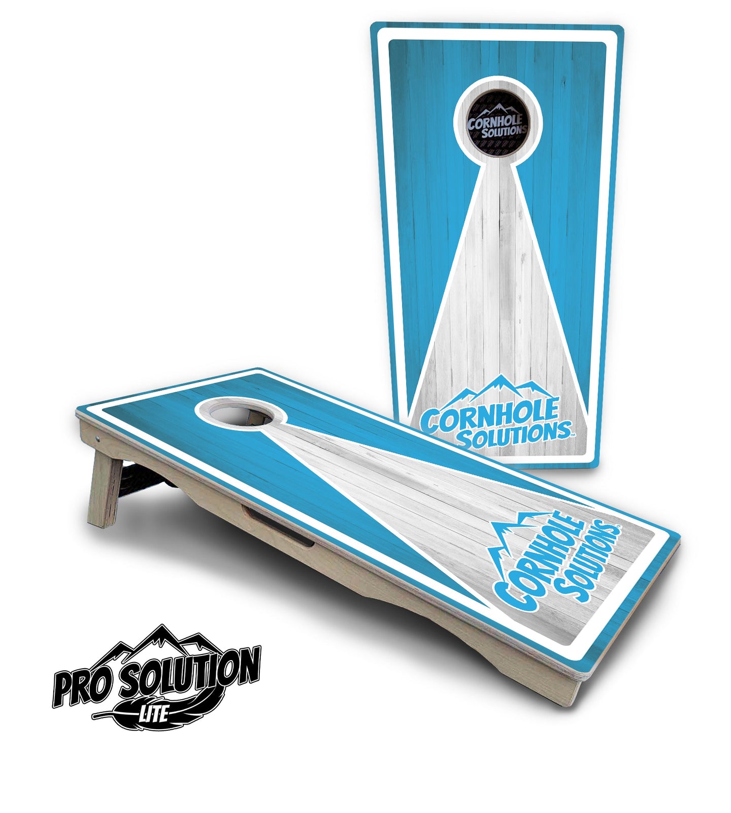 Keyhole CS Logo Cornhole Boards - Pro Solution Lite Series