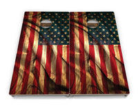 USA Wood Flag Color Cornhole Boards - Professional Tournament Series
