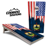 State Flags South Dakota to Wyoming Cornhole Boards - Professional Tournament Series