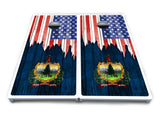 State Flag Designs South Dakota to Wyoming Cornhole Boards - All Weather Series