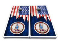 State Flag Designs South Dakota to Wyoming Cornhole Boards - All Weather Series