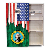 State Flags South Dakota to Wyoming Cornhole Boards - Professional Tournament Series