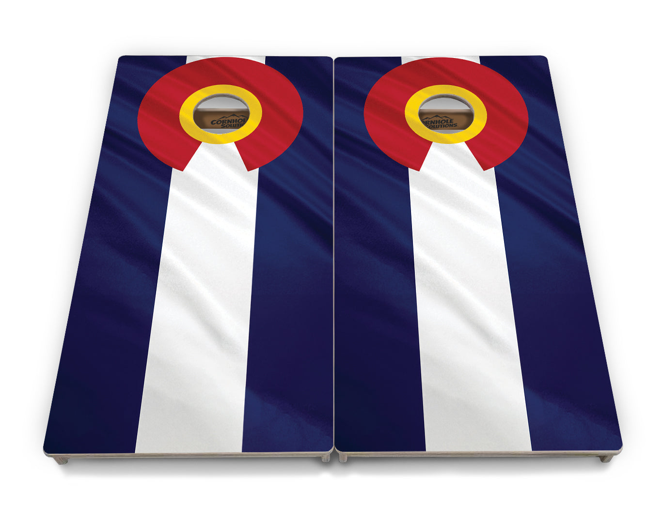 Colorful Colorado Flag Cornhole Boards - Professional Tournament Series