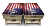 Mini Cornhole Boards - Weathered Flag