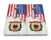 State Flags South Dakota to Wyoming Cornhole Boards - Professional Tournament Series