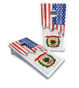 State Flag Designs South Dakota to Wyoming Cornhole Boards - All Weather Series