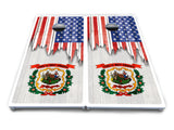 State Flag Designs South Dakota to Wyoming Cornhole Boards - All Weather Series