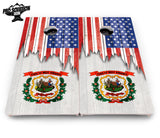 State Flag Designs South Dakota to Wyoming Cornhole Boards - Pro Solution Elite Series