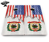 State Flag Designs South Dakota to Wyoming Cornhole Boards - Pro Solution Elite Series