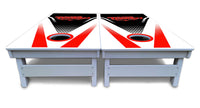 White Jersey Cornhole Boards - All Weather Series
