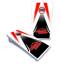 White Jersey Cornhole Boards - All Weather Series
