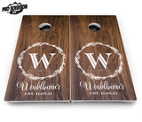 Wreath Cornhole Boards - Pro Solution Lite Series