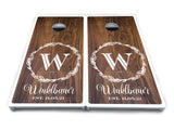 Wreath Cornhole Boards - All Weather Series
