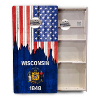 State Flags South Dakota to Wyoming Cornhole Boards - Professional Tournament Series