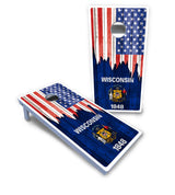 State Flag Designs South Dakota to Wyoming Cornhole Boards - All Weather Series