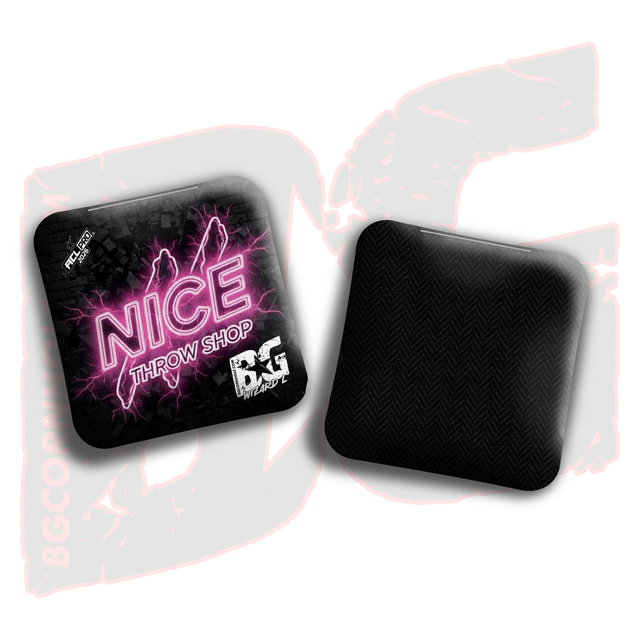 2026 Multiple Bag Models "Nice Throw Shop" Collab - ACL Pro Stamped Cornhole Bags - SET OF 4 BAGS