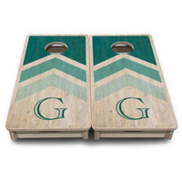 Mini Cornhole Boards - Wedding Arrows - Teal