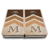 Mini Cornhole Boards - Wedding Arrows - Natural