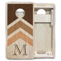 Mini Cornhole Boards - Wedding Arrows - Natural