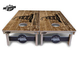 Wood Flag & DTOM Cornhole Boards - Pro Solution Lite Series