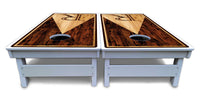 Wooden Triangle Letter Cornhole Boards - All Weather Series