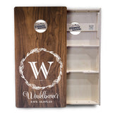 Wreath Design Cornhole Boards - Professional Tournament Series
