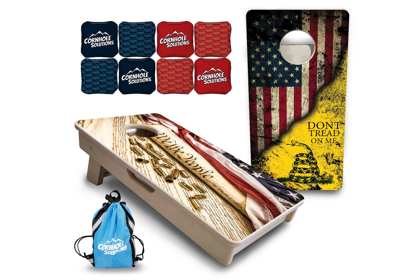 Mini Cornhole Boards - DTOM & We The People